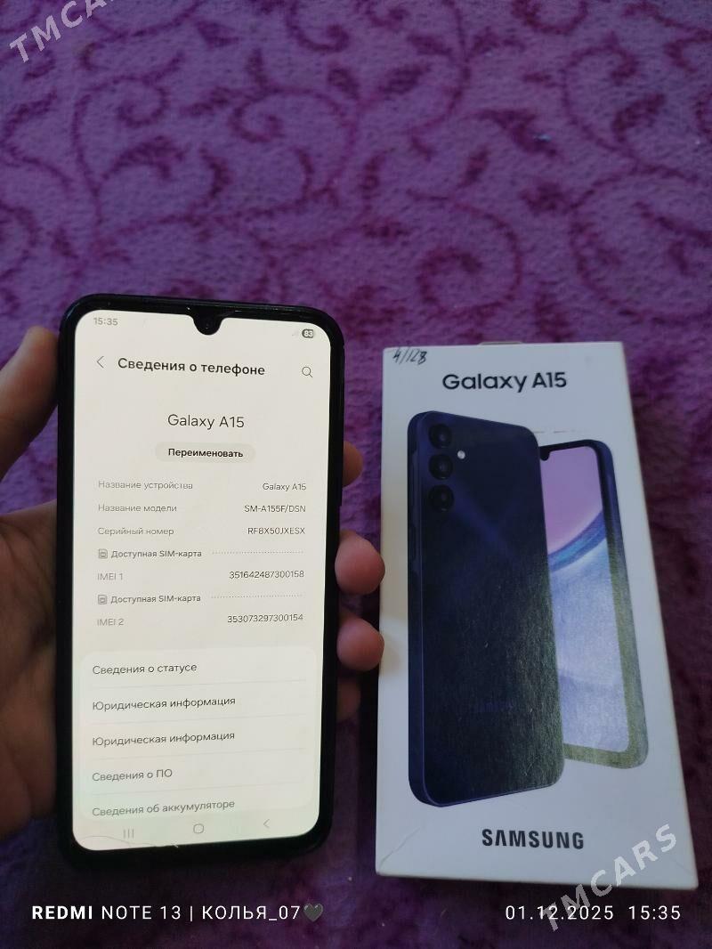 A15 4/128 ГБ - Дашогуз - img 2