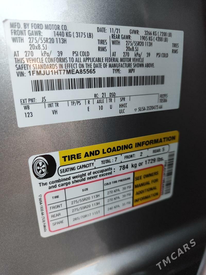 Ford Expedition 2022 - 600 000 TMT - Türkmenabat - img 8