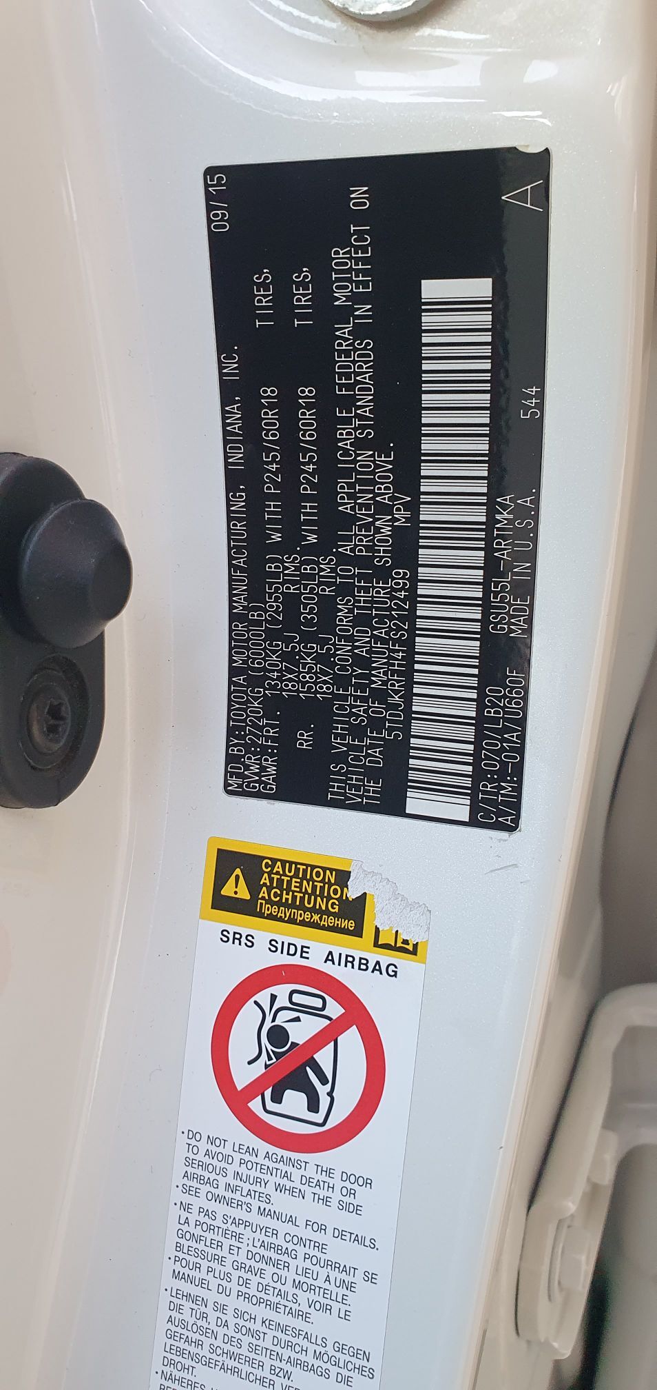 Toyota Highlander 2016 - 379 000 TMT - Aşgabat - img 8