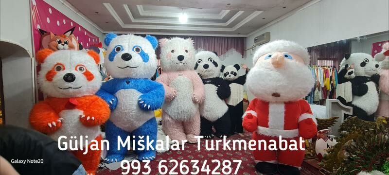 mişka,panda,animator,kloun - Туркменабат - img 3