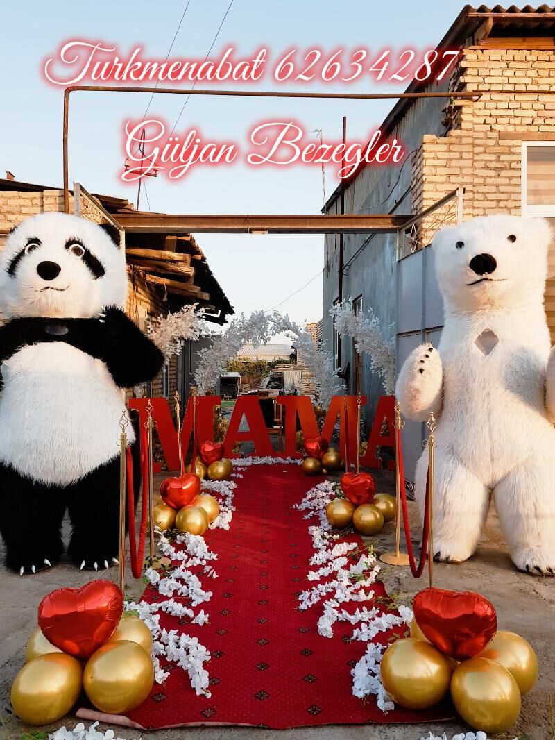 mişka,panda,animator,kloun - Туркменабат - img 9