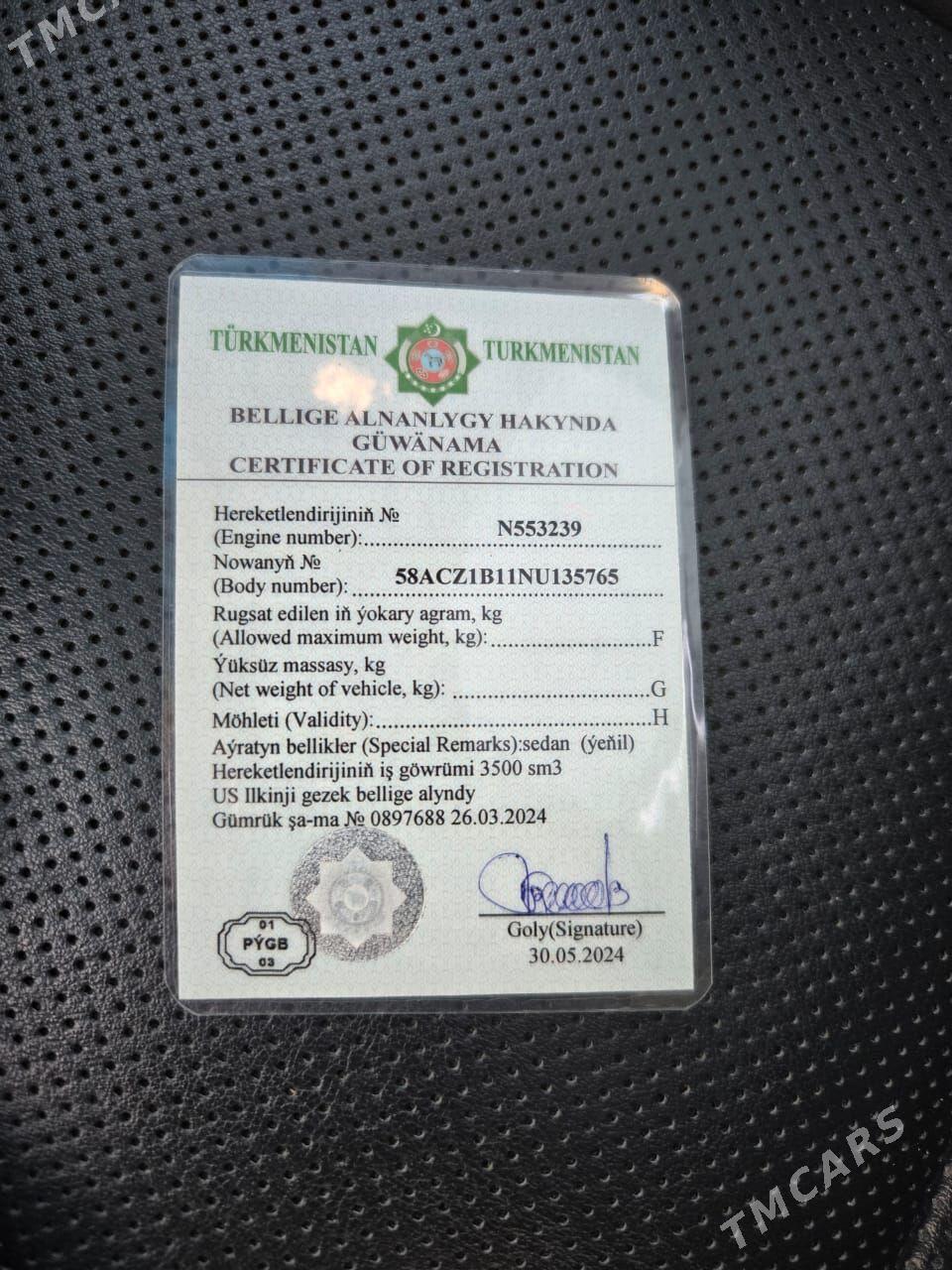 Lexus ES 350 2022 - 630 000 TMT - Garadamak Şor - img 4