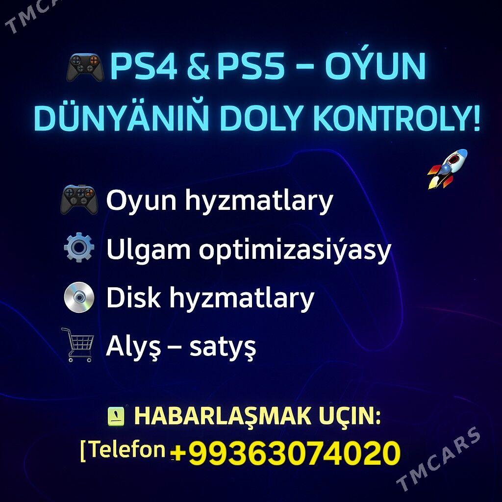 PLAYSTATION 4-5 ARASSAJA YAGDA - Aşgabat - img 3