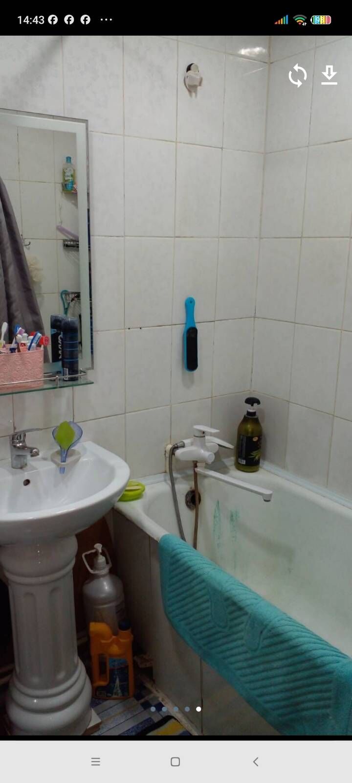 10мкр 1эт 2ком 56м2   - Aşgabat - img 6