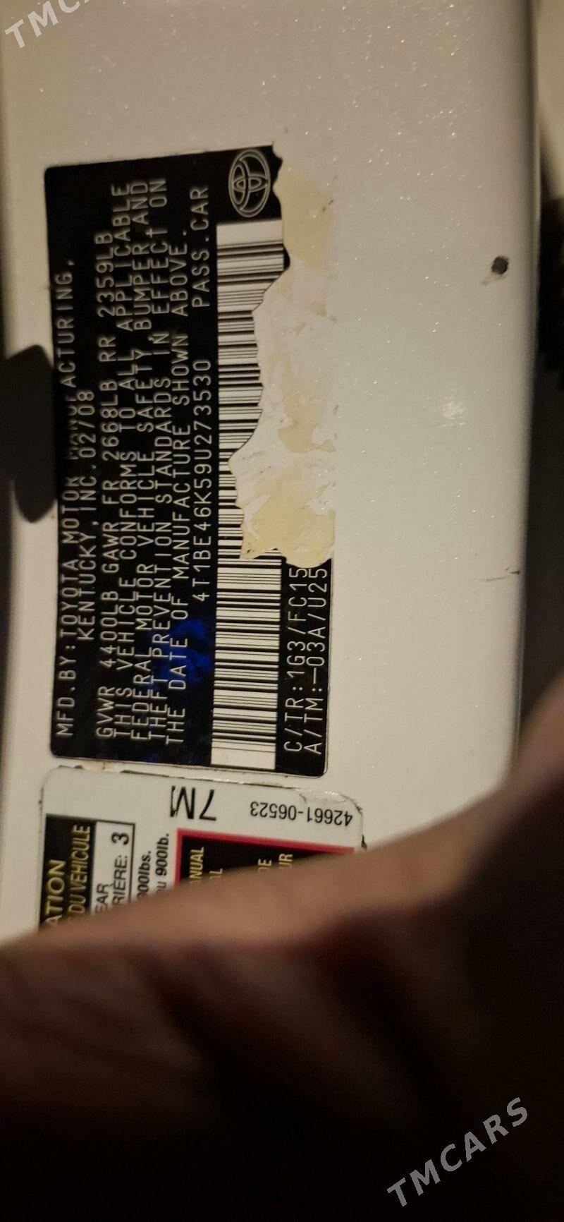 Toyota Camry 2008 - 160 000 TMT - Aşgabat - img 2