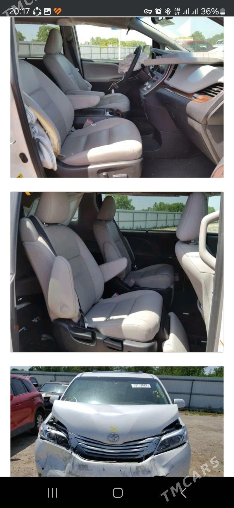 Toyota Sienna 2016 - 445 000 TMT - Гёкдже - img 8