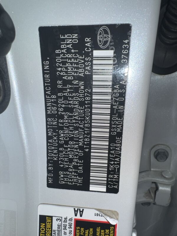 Toyota Avalon 2019 - 385 000 TMT - Aşgabat - img 7