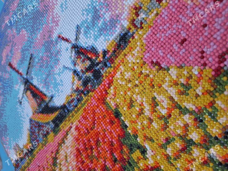 Алмазная картина готовое - ул. Подвойского (Битарап Туркменистан шаёлы) - img 3