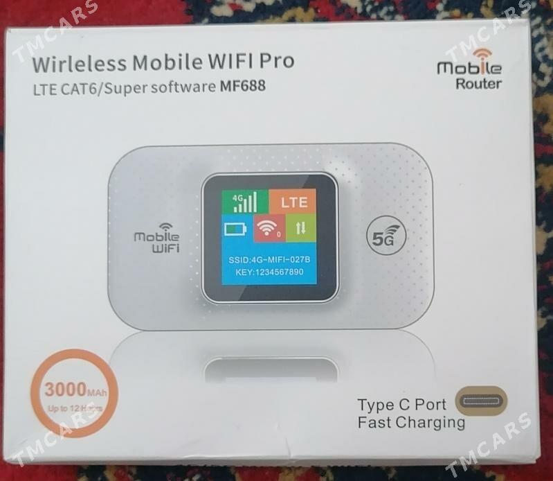 Mobil Wifi 3000mah 4g LTE - Mary welaýaty - img 1