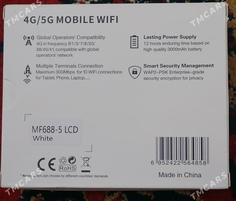 Mobil Wifi 3000mah 4g LTE - Mary welaýaty - img 2