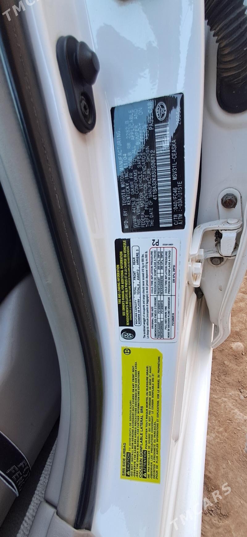 Toyota Camry 2005 - 250 000 TMT - Каракумский этрап - img 3