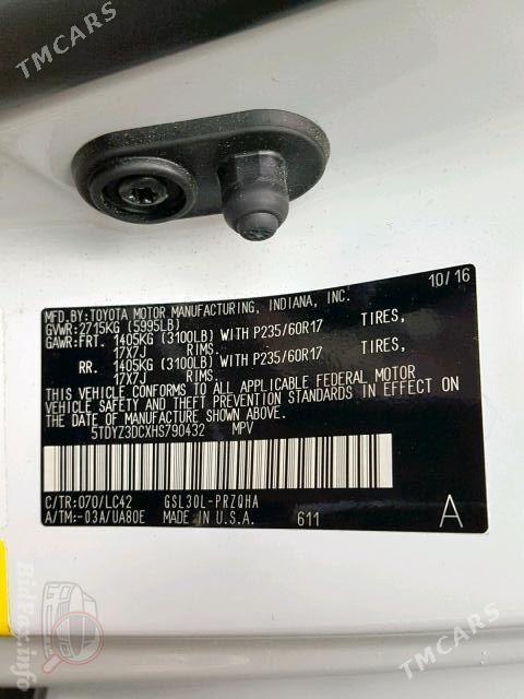 Toyota Sienna 2016 - 460 000 TMT - Olimpiýa şäherçesi - img 10