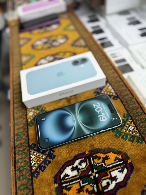 Iphone 16 128gb 100% - Garaşsyzlygyň 15 ýyllygy Söwda Merkezi - img 2