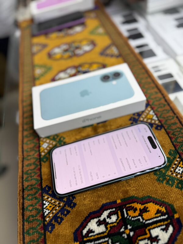 Iphone 16 128gb 100% - Garaşsyzlygyň 15 ýyllygy Söwda Merkezi - img 3