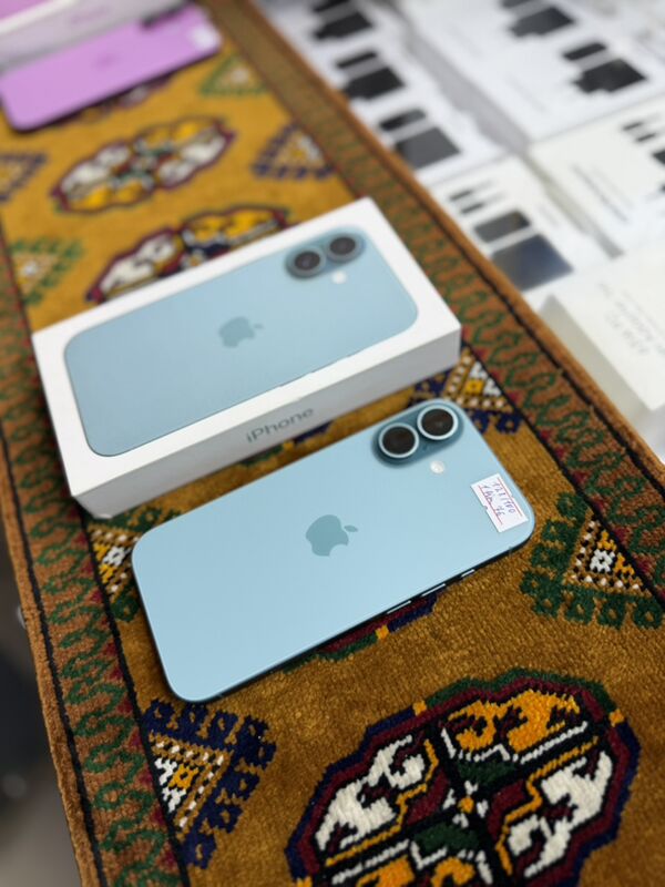 Iphone 16 128gb 100% - Garaşsyzlygyň 15 ýyllygy Söwda Merkezi - img 1