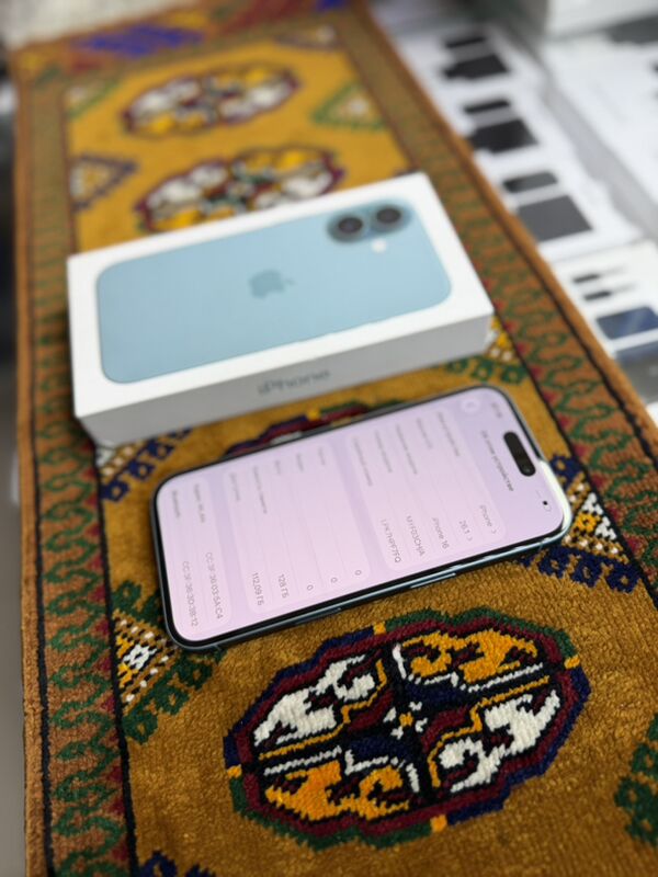 Iphone 16 128gb 100% 2sim - Garaşsyzlygyň 15 ýyllygy Söwda Merkezi - img 4