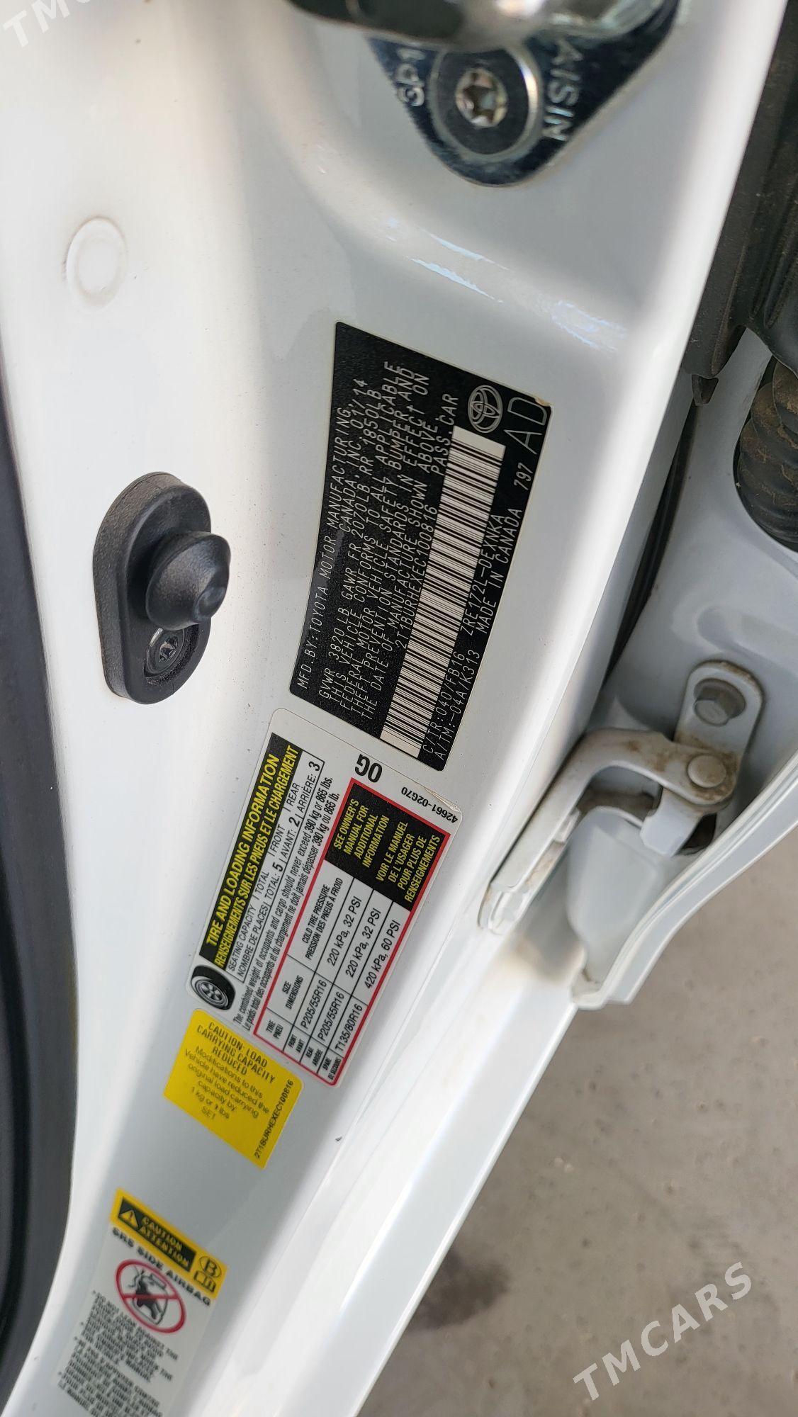 Toyota Corolla 2014 - 182 000 TMT - Ашхабад - img 9