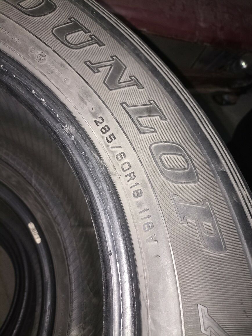 Dunlop teker 285.60.18 lik 3 700 TMT - Бузмеин - img 2