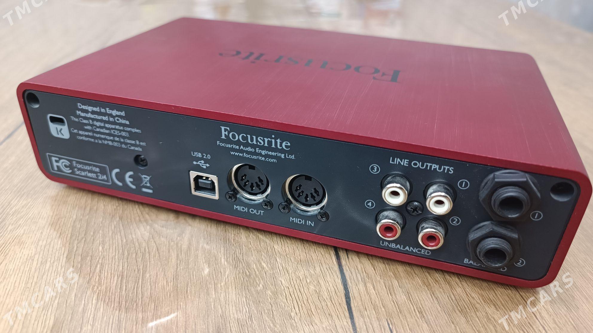 Аудиокарта Focusrite 2i4 - Aşgabat - img 5