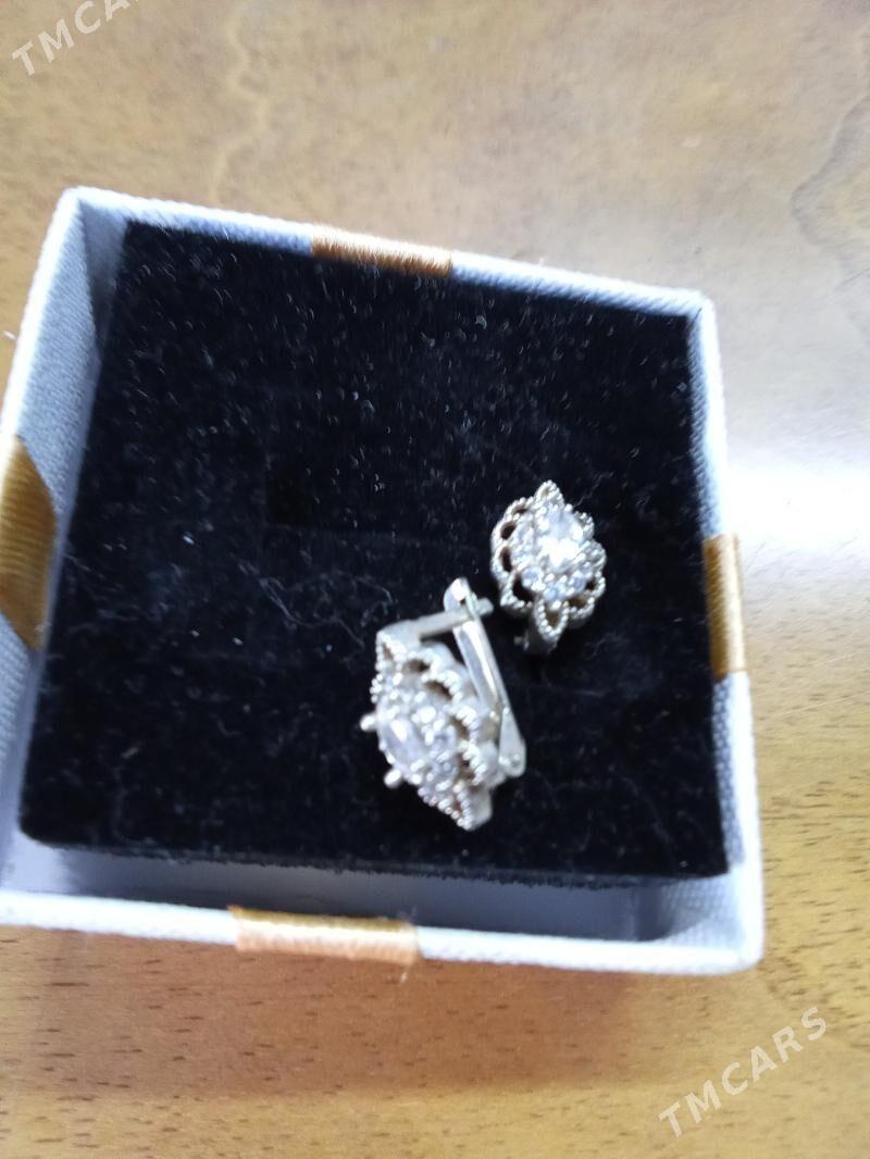 серьги серебро - Aşgabat - img 3