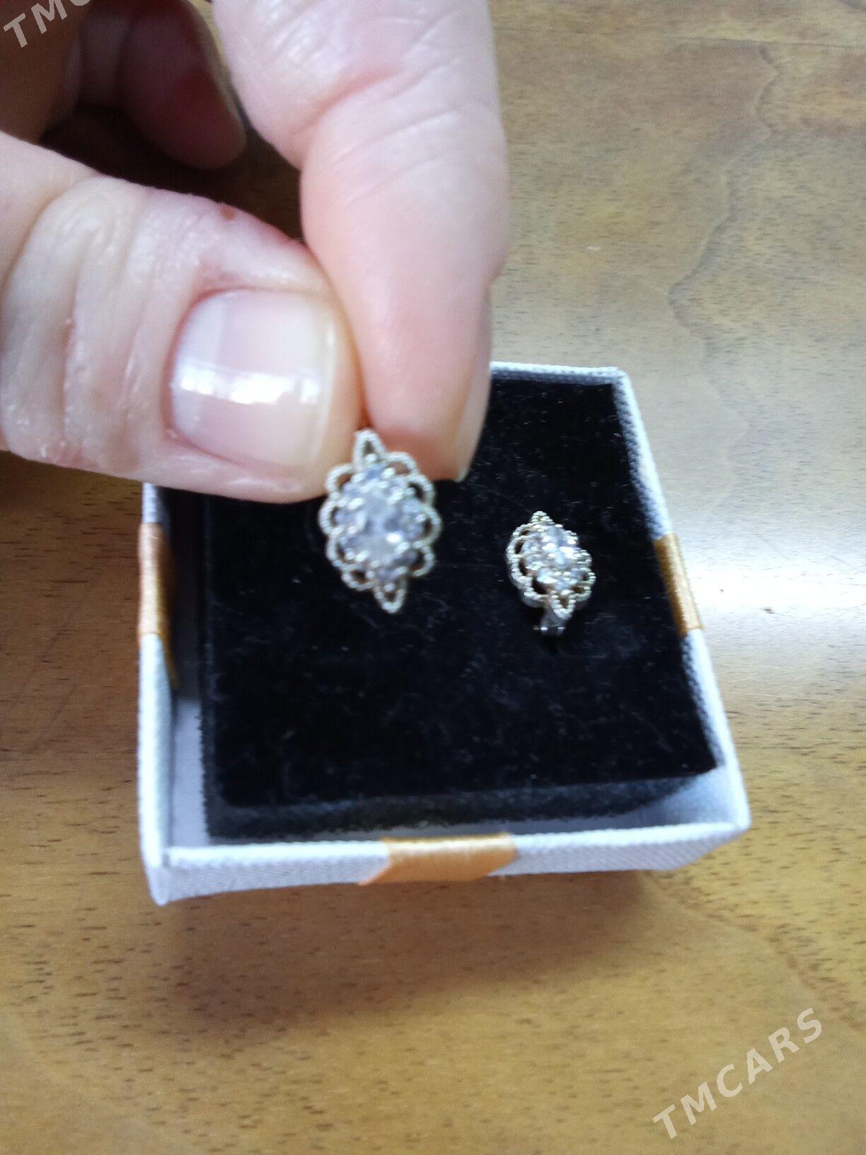 серьги серебро - Aşgabat - img 2