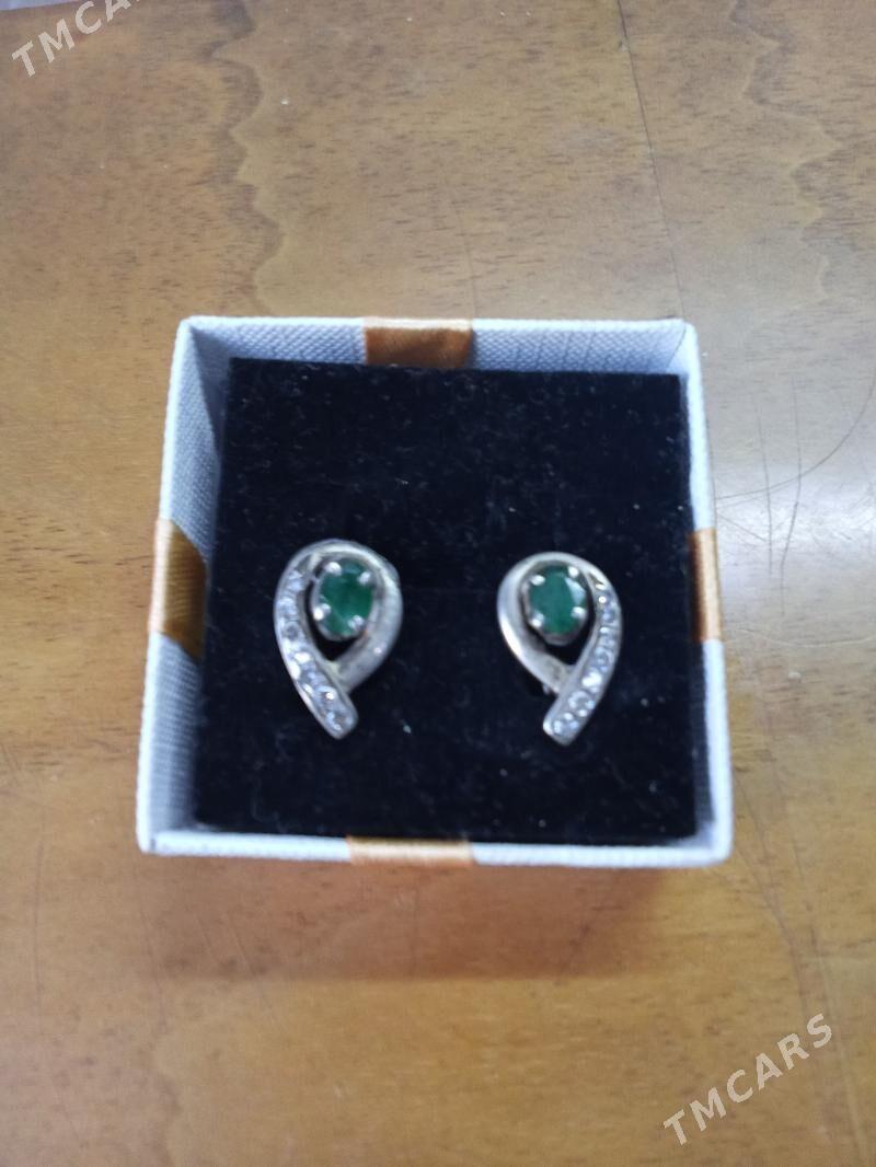 серьги с изумрудом - Ашхабад - img 2