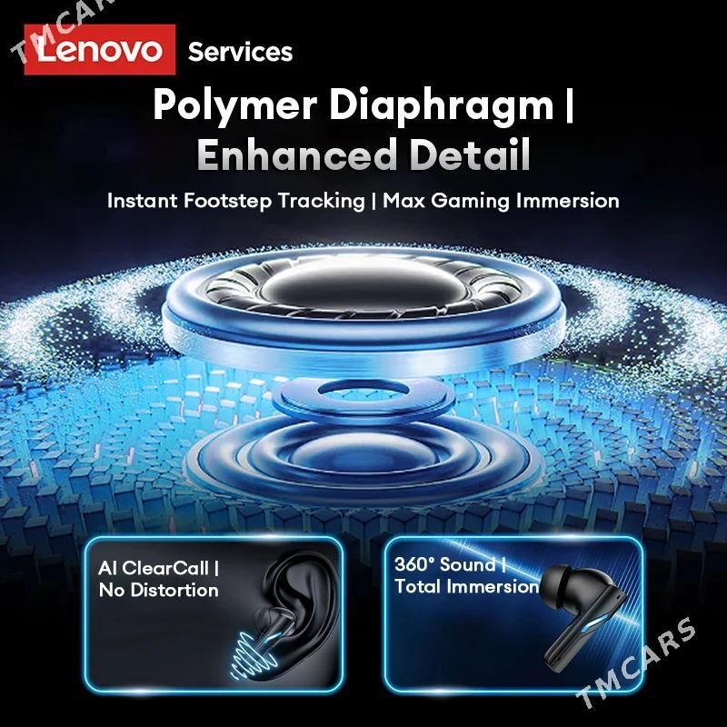 LENOVO nauşnik/наушники - Aşgabat - img 3