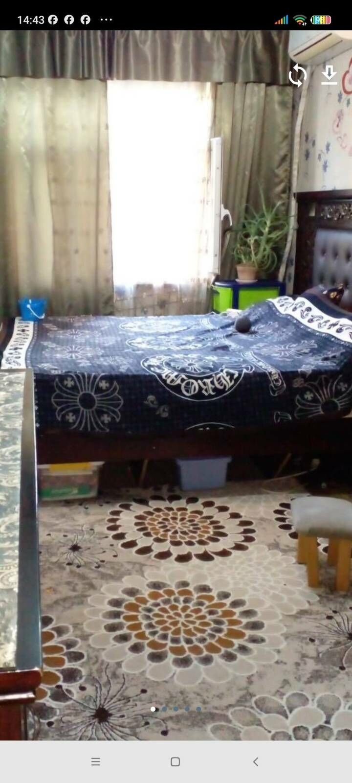 ️10мкр 1эт 2ком 56м2 ️ - Ашхабад - img 2