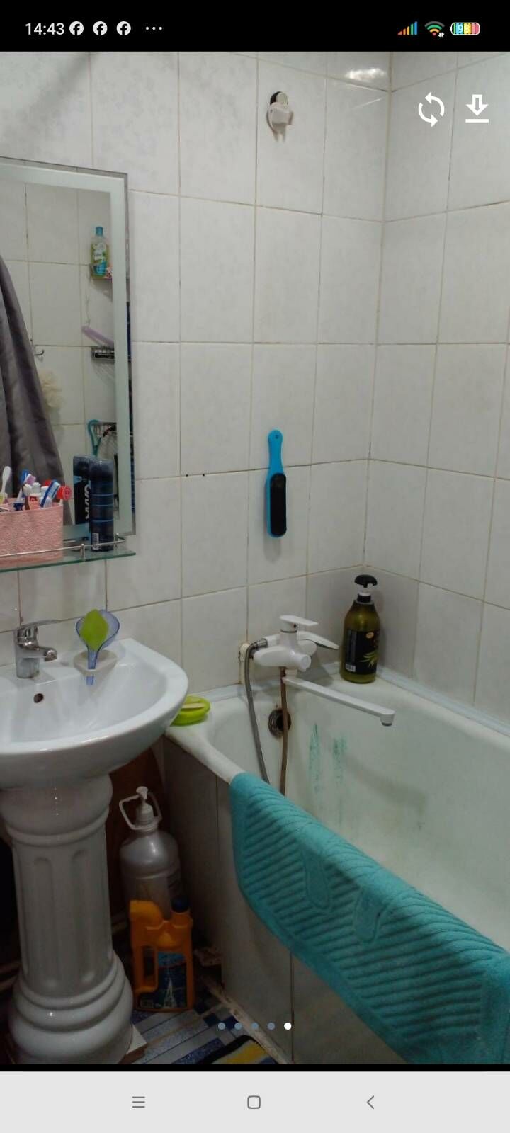 ️10мкр 1эт 2ком 56м2 ️ - Ашхабад - img 6