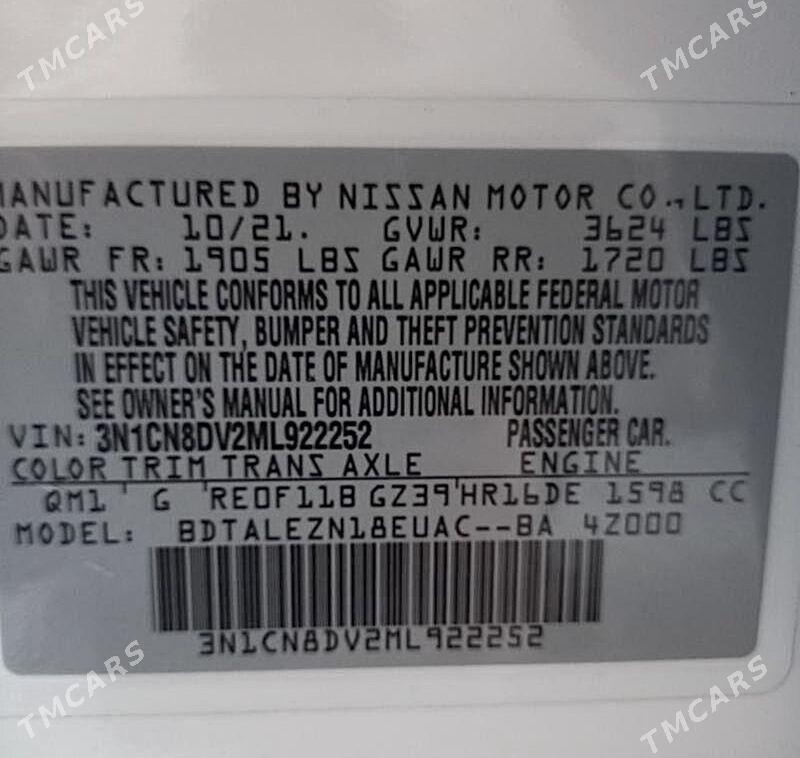 Nissan Versa 2021 - 170 000 TMT - Halaç - img 2