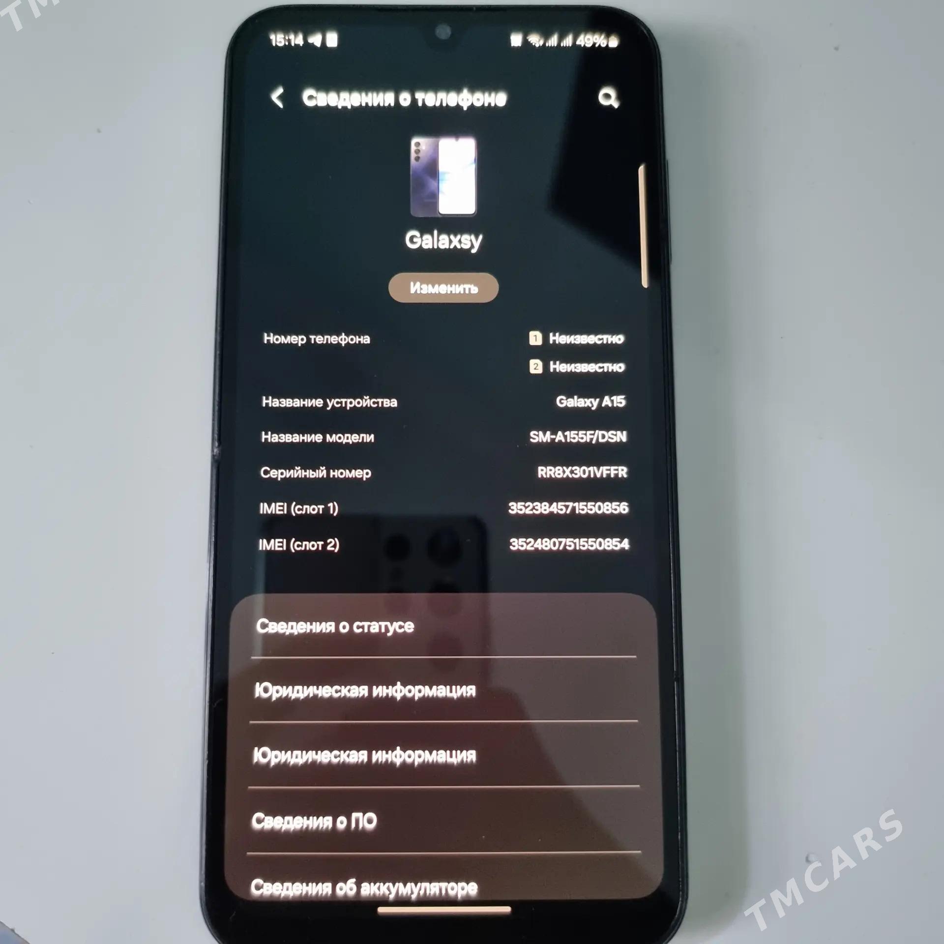 Samsung A15 8/256 - Daşoguz - img 1