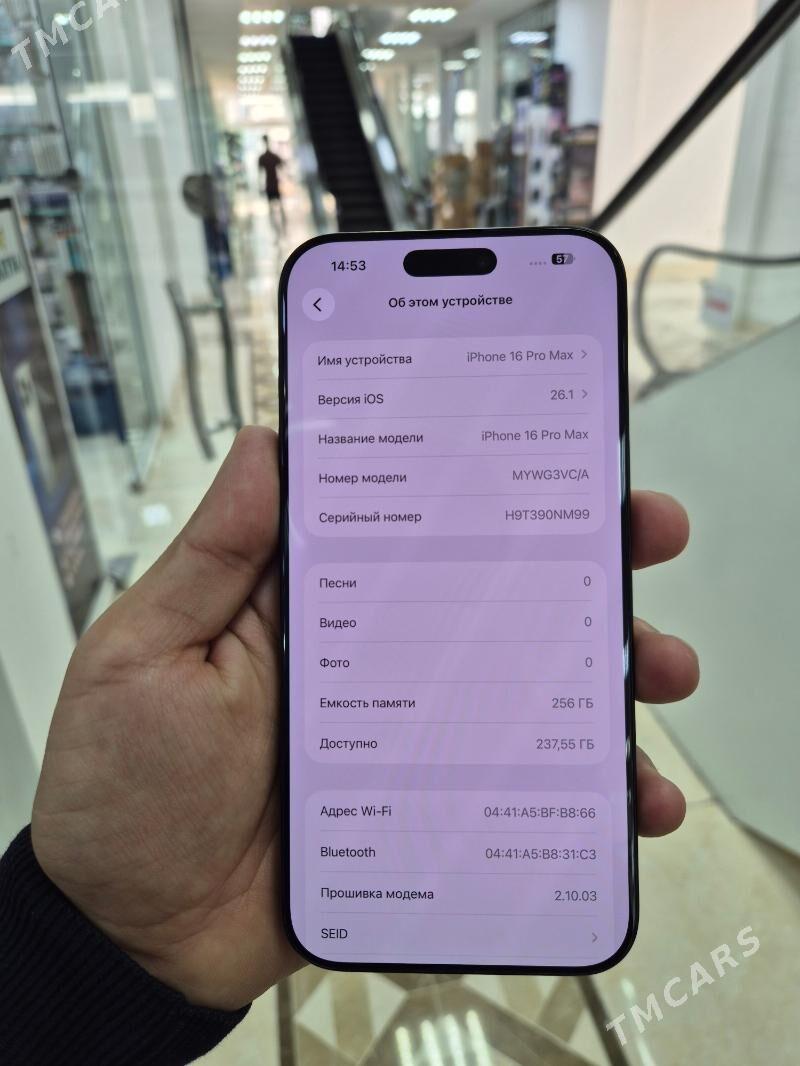 16 pro max 256 95% 1sim - Ашхабад - img 2