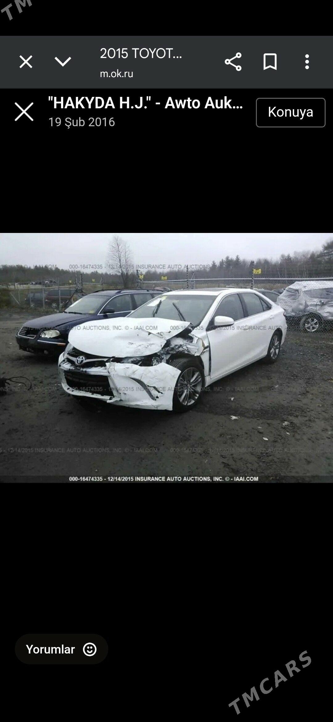 Toyota Camry 2015 - 287 000 TMT - Ашхабад - img 8