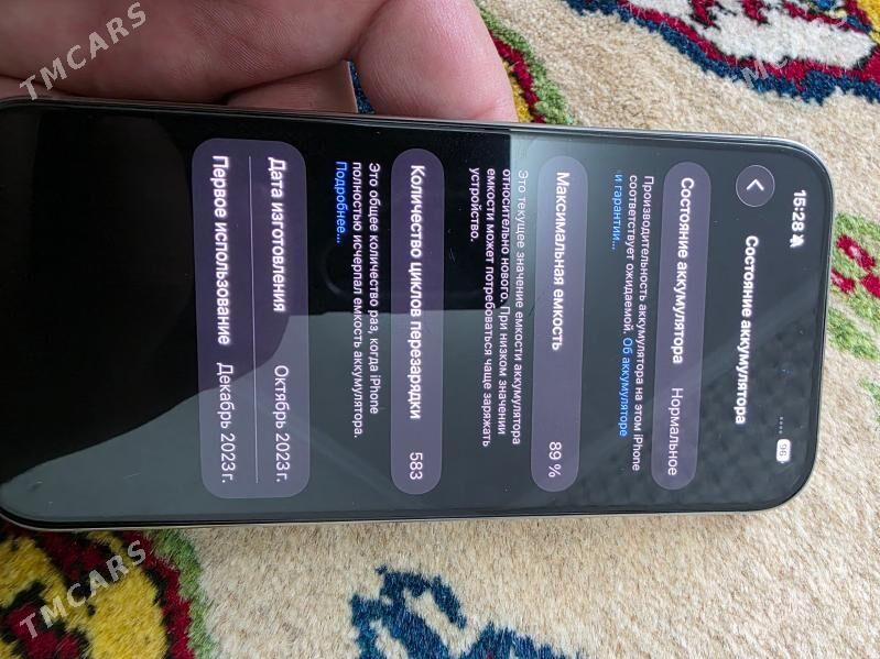 Iphone 15 pro 128GB - Туркменабат - img 2