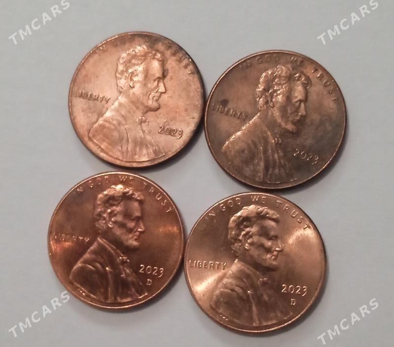 Американский 1 цент монета - Ашхабад - img 10