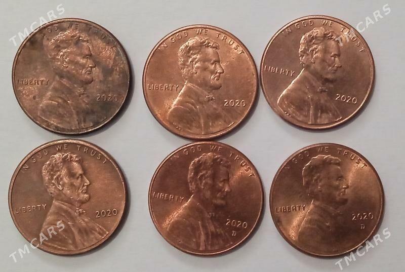 Американский 1 цент монета - Ашхабад - img 9