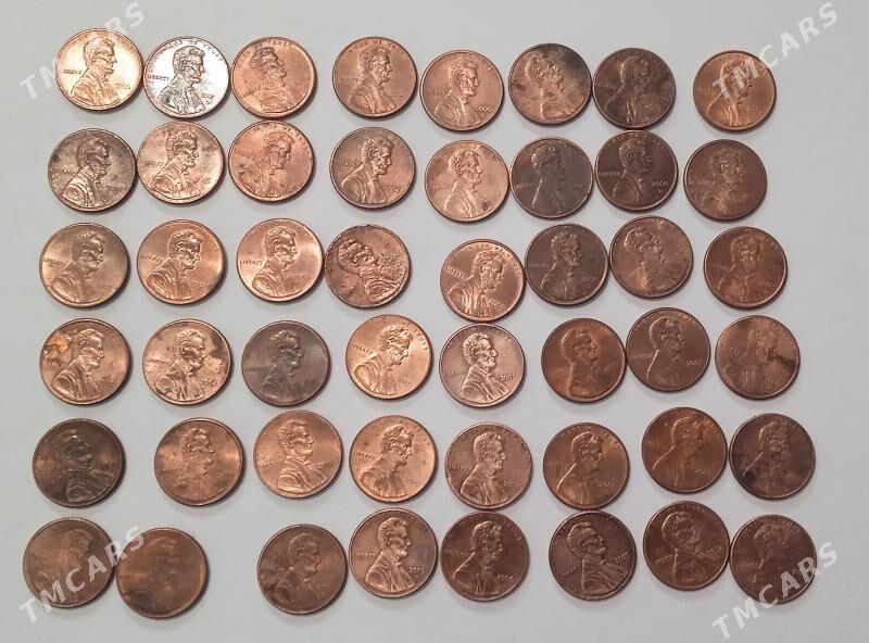 Американский 1 цент монета - Ашхабад - img 4