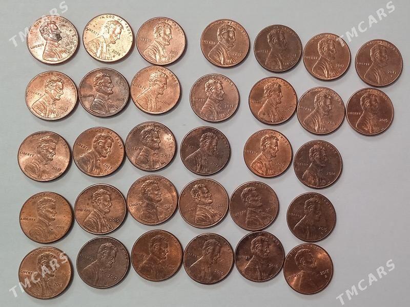 Американский 1 цент монета - Ашхабад - img 5