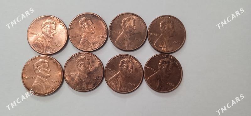 Американский 1 цент монета - Ашхабад - img 7