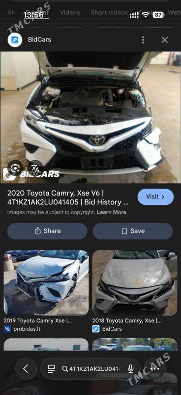 Toyota Camry 2020 - 390 000 TMT - Ашхабад - img 6