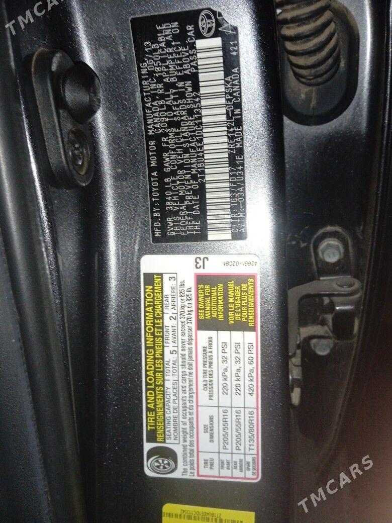 Toyota Corolla 2013 - 220 000 TMT - Акдепе - img 3