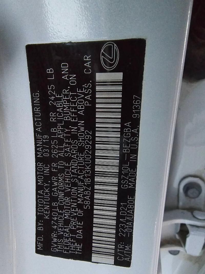 Lexus ES 350 2019 - 495 000 TMT - Ашхабад - img 9