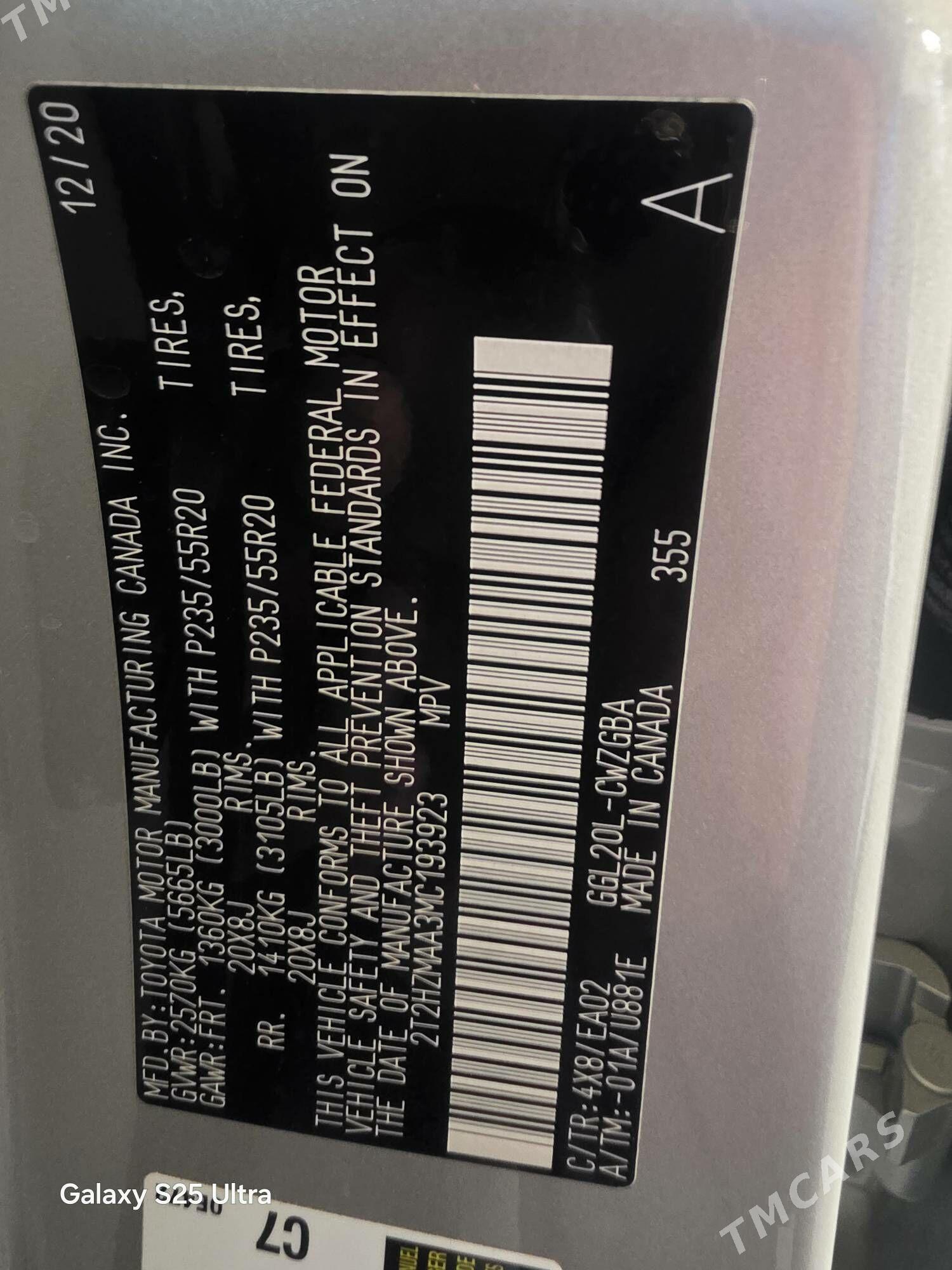 Lexus RX 350 2020 - 550 000 TMT - Мары - img 7