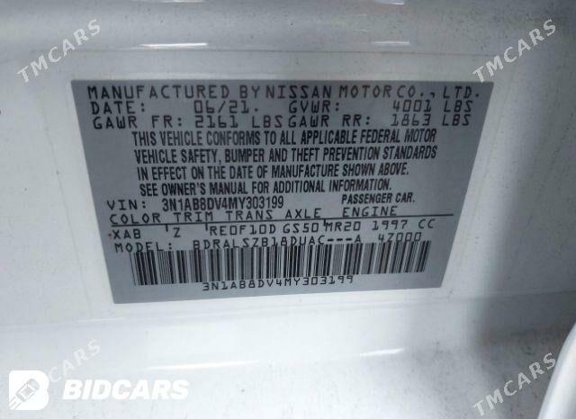 Nissan Sentra 2021 - 187 000 TMT - Parahat 7 - img 10