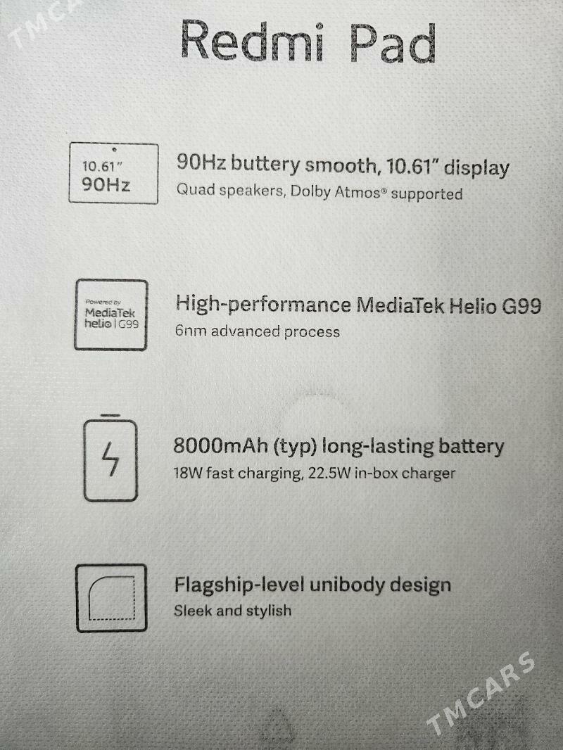 Планшет Redmi pad - Aşgabat - img 4