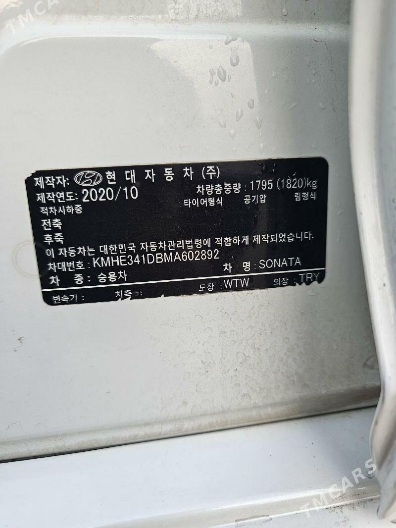 Hyundai Sonata 2020 - 217 000 TMT - Бедев - img 8
