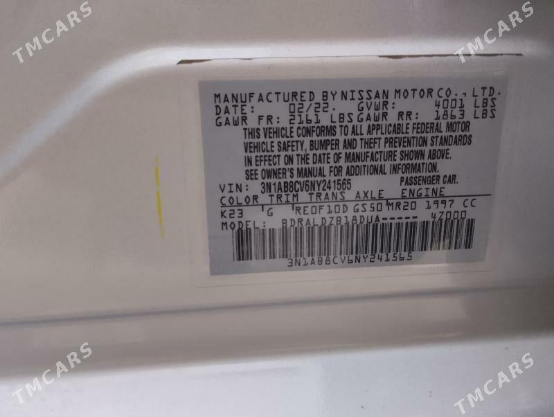 Nissan Sentra 2022 - 210 000 TMT - Mary - img 5