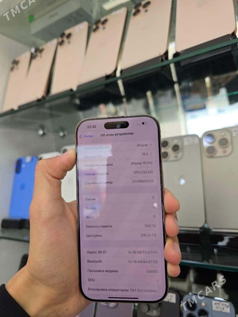iphone 16pro 256gb - Ашхабад - img 6