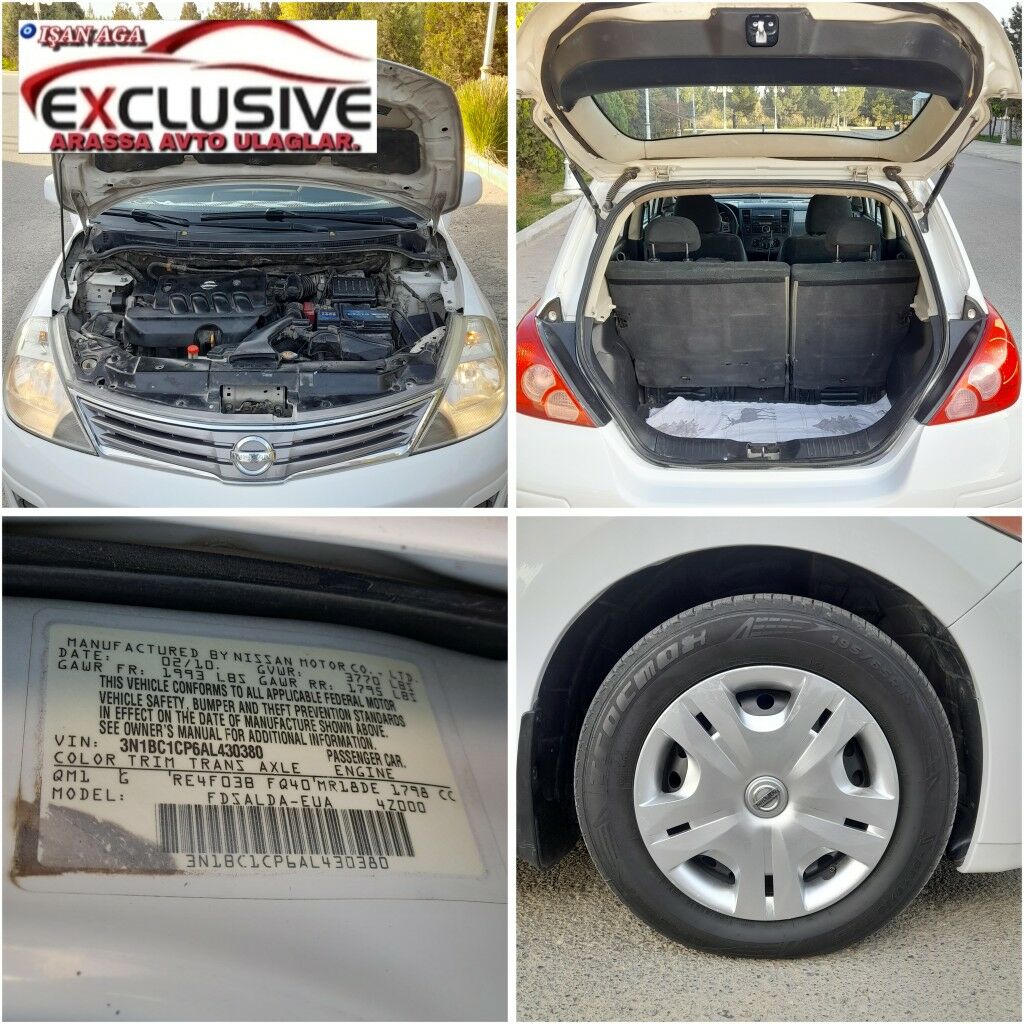 Nissan Versa 2010 - 124 000 TMT - Гёкдепе - img 10