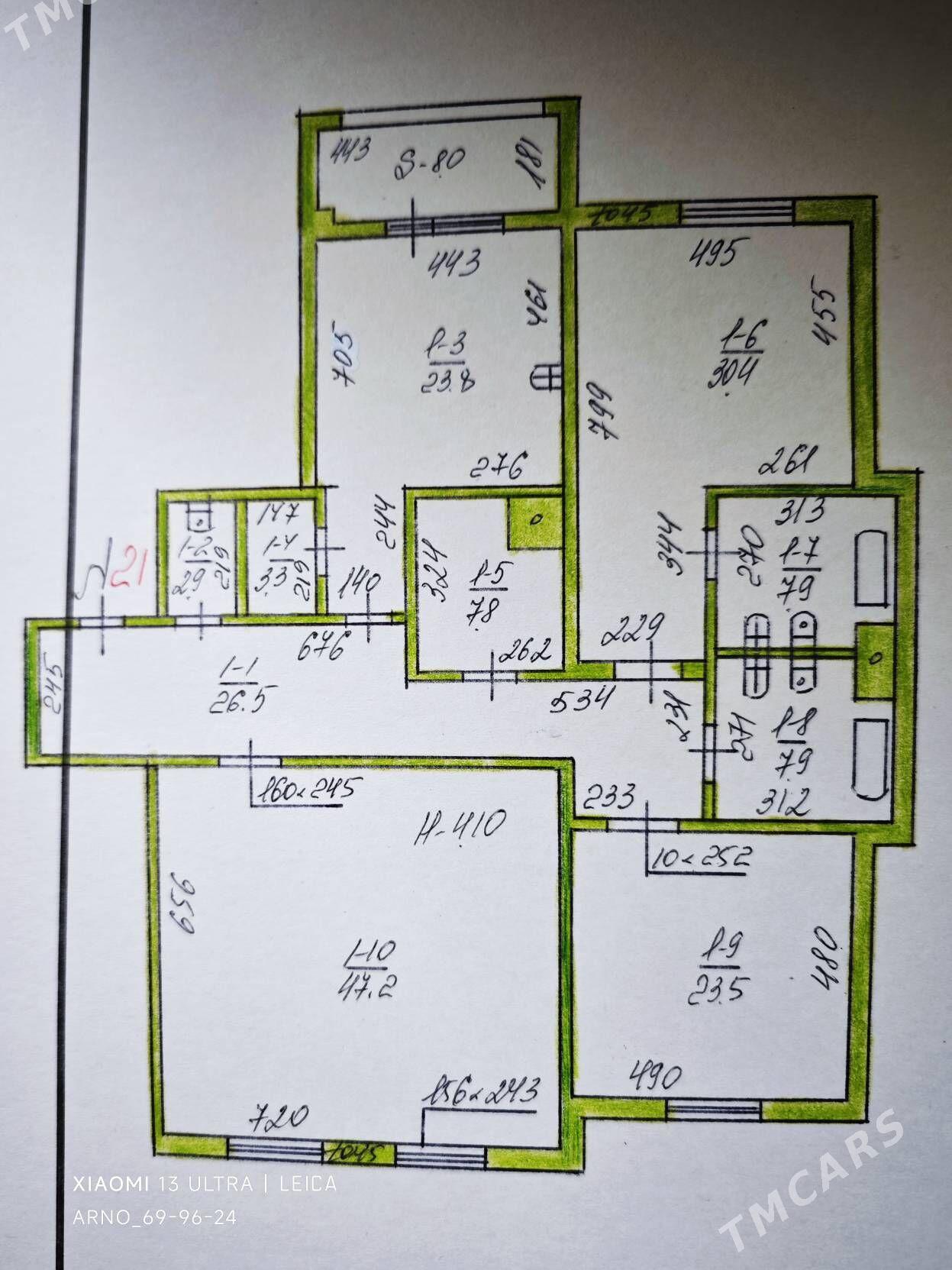 🪬15этап,7ком,410м²,от Хозяина - Aşgabat - img 4